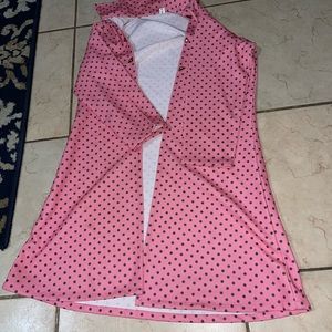 A dress. PINK COLOUR FOR GIRLS!!!!